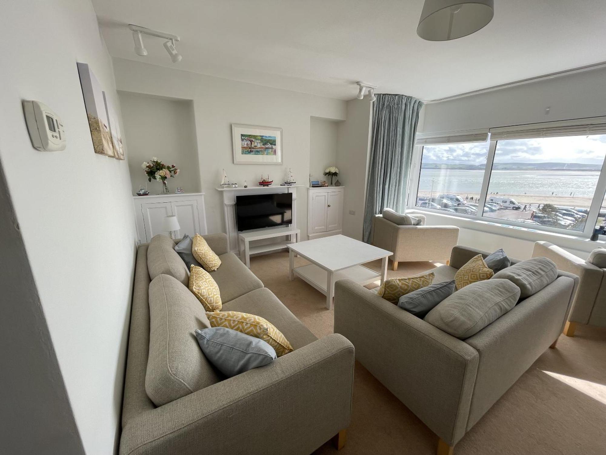 Lovely Seafront 2 Bedroom Apartment 4 Aberdyfi Exterior foto